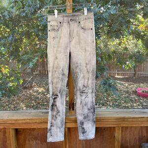 Citizens Of Humanity Rocket Crop High Rise Skinny Jeans In Fire Grey Size 24.